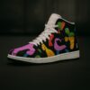 Graffiti Groove High-Top Sneakers – Colorful Chaos, Urban Edge