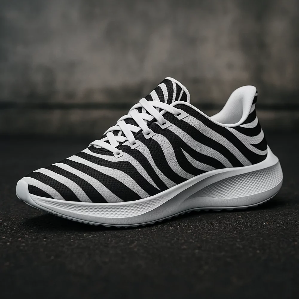 Zebra Stride Lightweight Sneakers – Wild & Bold Streetwear