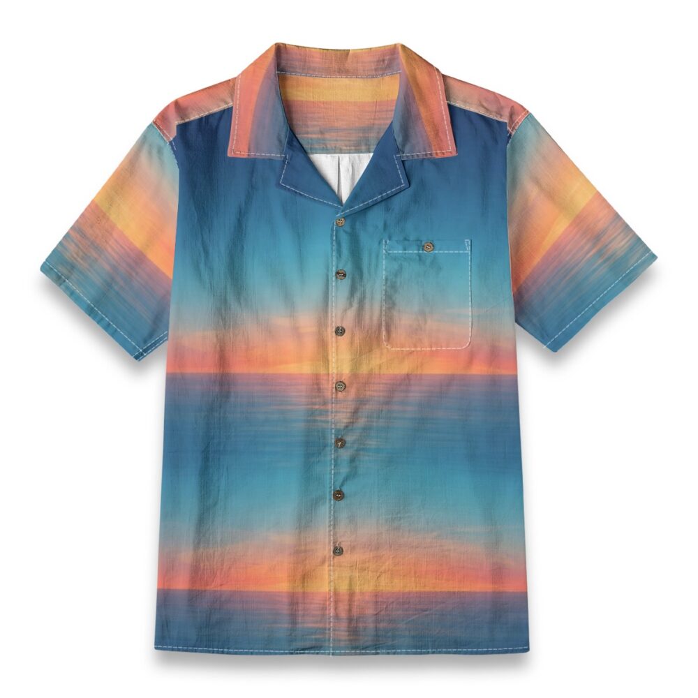 Ocean Horizon Glow Sunset Beach Shirt