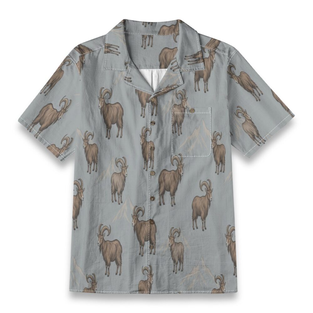 Markhor Horn Mountain Wild Island Shirt