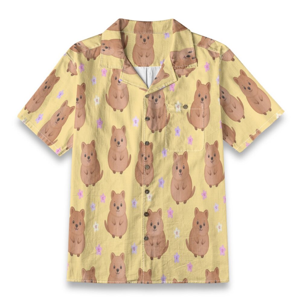 Quokka Happy Bloom Sunshine Beach Shirt