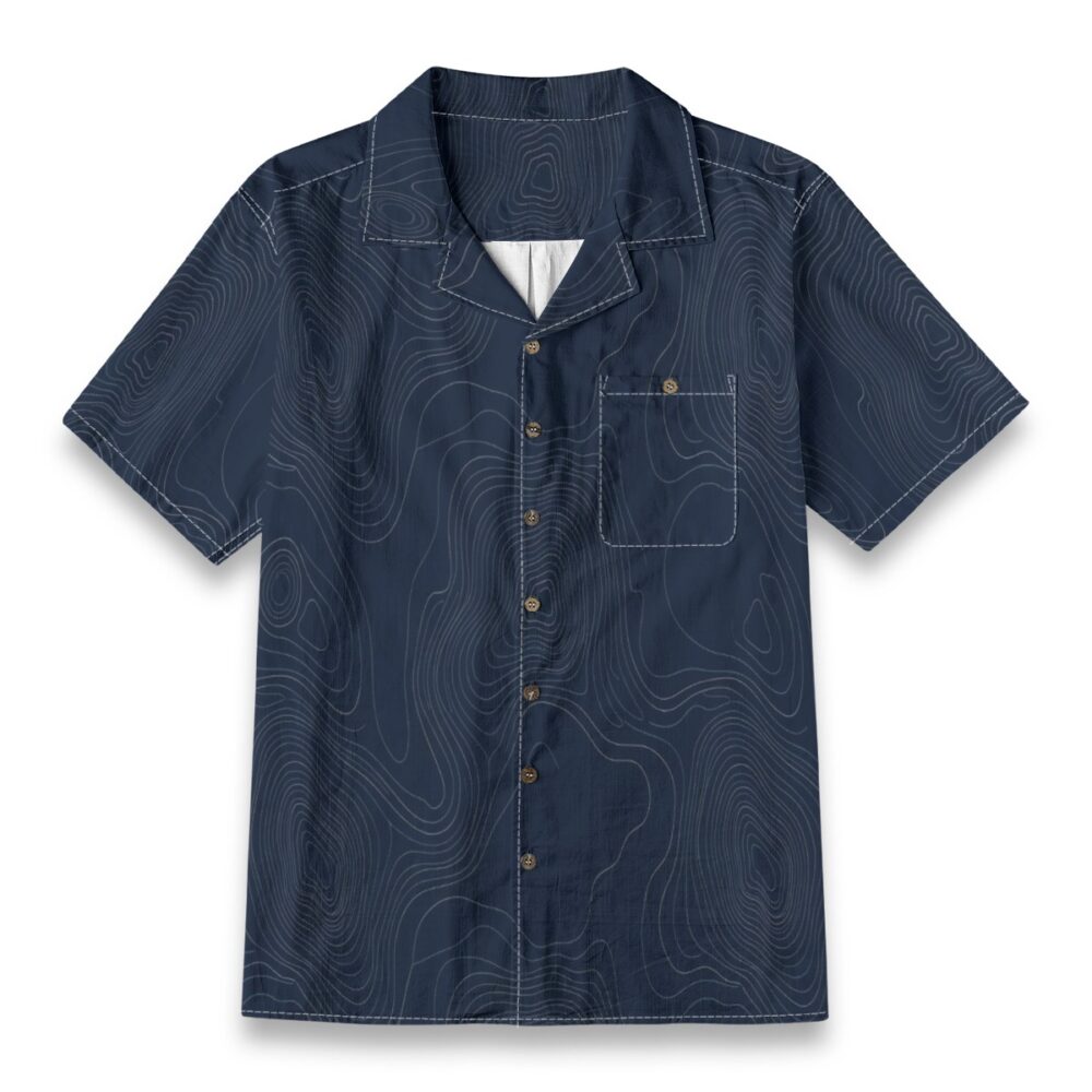 Marine Depth Lines Deep Ocean Shirt